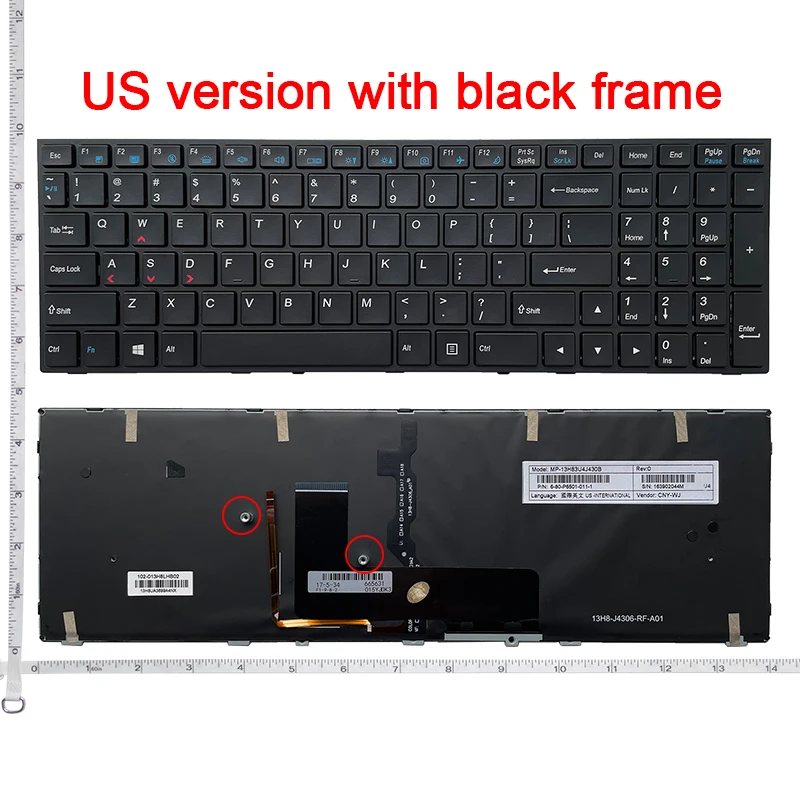 Американская клавиатура для ноутбука с подсветкой Clevo P651 P651SE P655 P671 P655SE P671SG P650HP3 P650 P670RE3 P670RG P650RE3 Z6 Z7 Z8 0