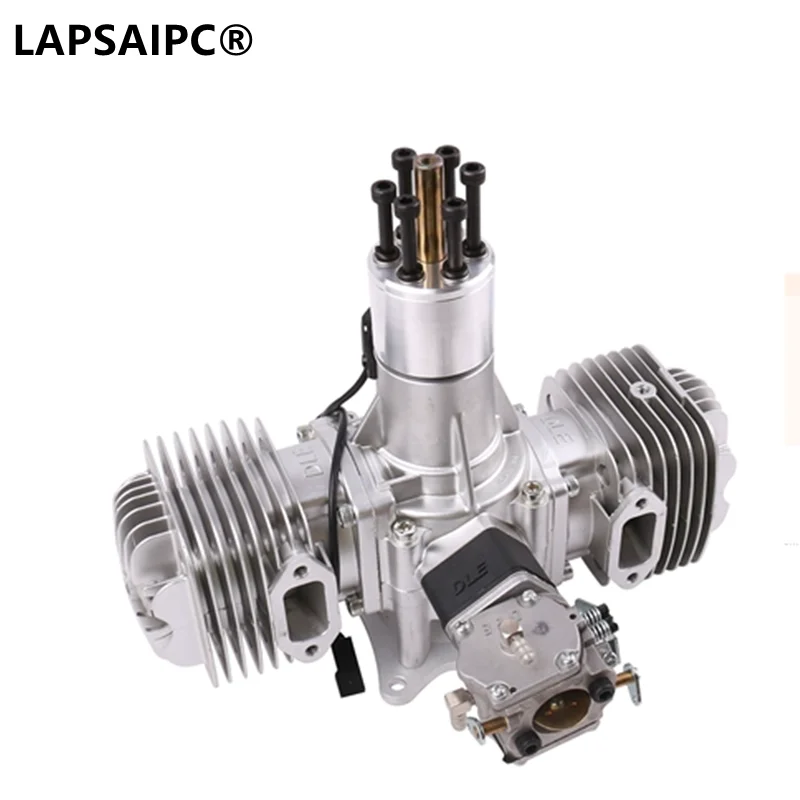Бензиновый двигатель Lapsaipc DLE120 DLE120CC Двухцилиндровый двухтактный С Системой выработки электроэнергии 14V 180W 120CC DLE 120 0