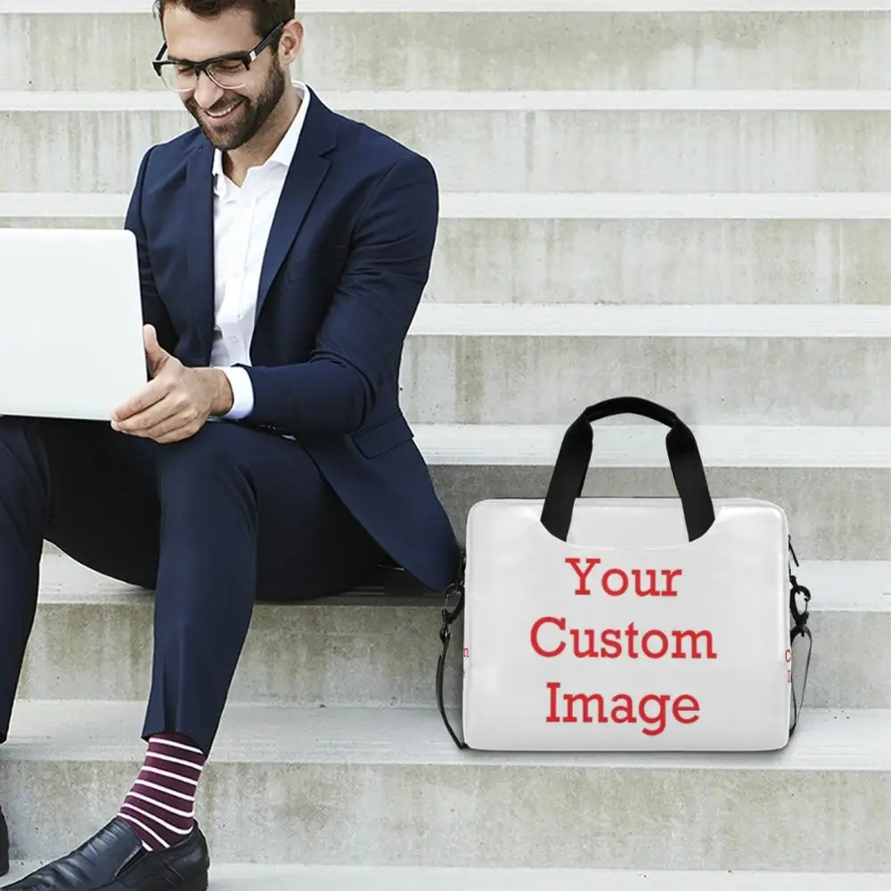 Бизнес-портфель с индивидуальным рисунком, Мужская Женская сумка, сумка для ноутбука, сумки через плечо, мужские дорожные сумки 5
