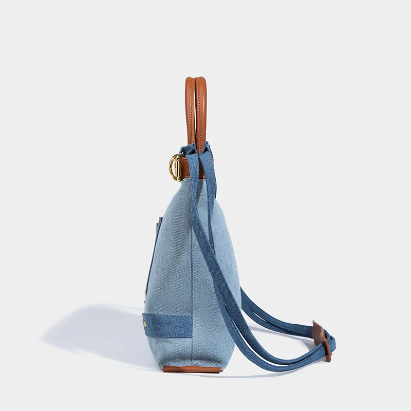 Высококачественная женская сумка-Мессенджер из денима большой емкости для поездок на работу через плечо 2