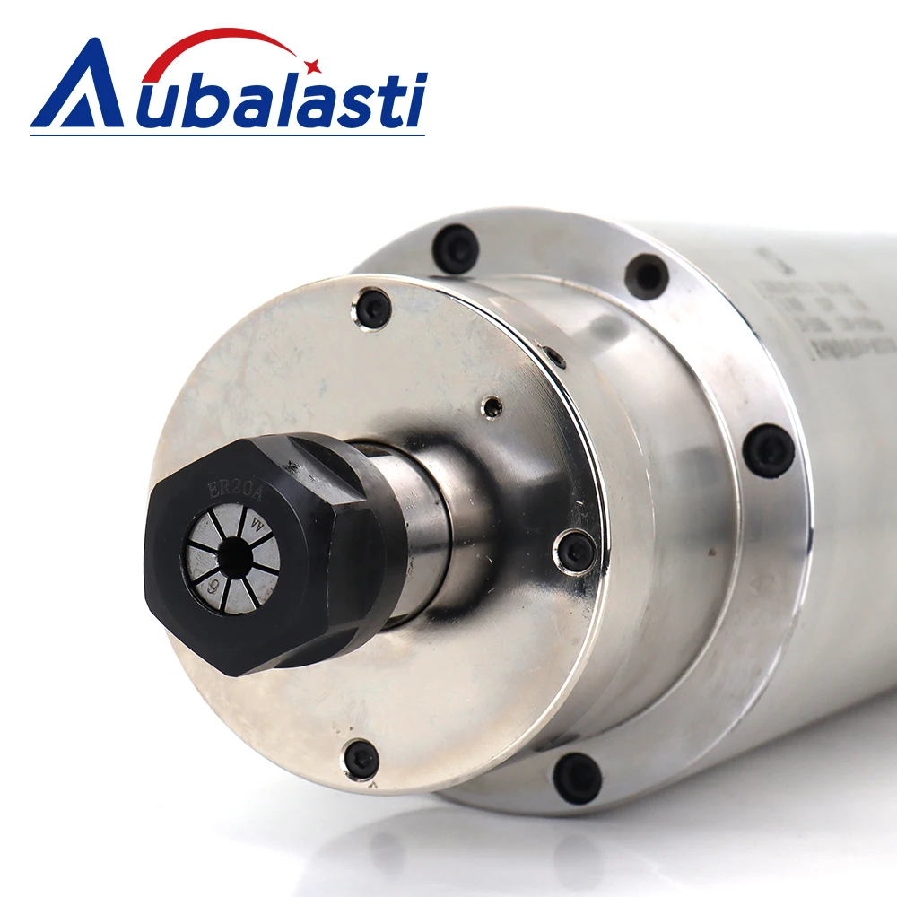 Двигатель сверлильного шпинделя Aubalasti с постоянным крутящим моментом 3 кВт 220 В 9.6A патрон ER20 1200-9000 об/мин 20-150 Гц для металлорежущего станка 2