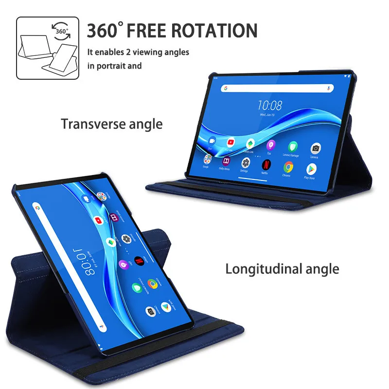 Для Samsung Galaxy Tab A8 2021 SM-X200 SM-X205 Чехол с Вращающейся Подставкой на 360 градусов, Чехол для планшета Samsung Galaxy Tab A8 10,5 дюймов 4