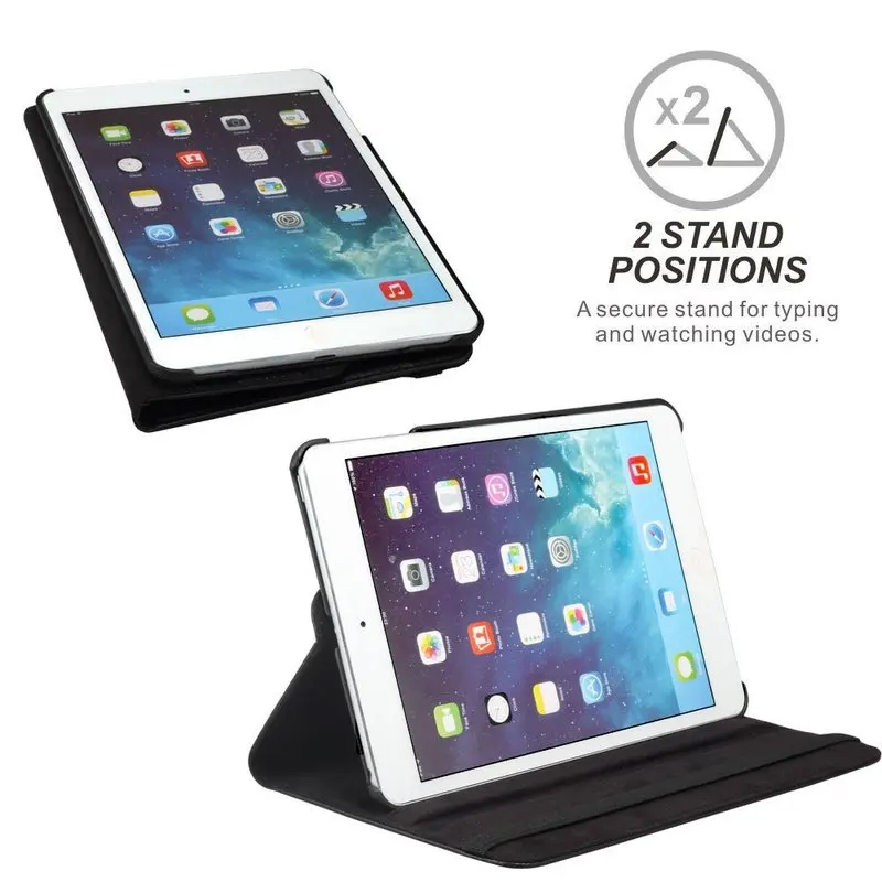 Для iPad 2 3 4 Чехол Вращающийся на 360 Градусов Чехол из Искусственной кожи для iPad 2 3 4 Mini6 с Подставкой и Держателем Чехлы Smart Tablet A1395 A1396 A1430 2
