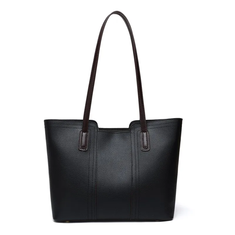 Женская сумка-тоут большой емкости, новая женская сумка через плечо, универсальная простая сумка для пригородных поездок, сумочка 4