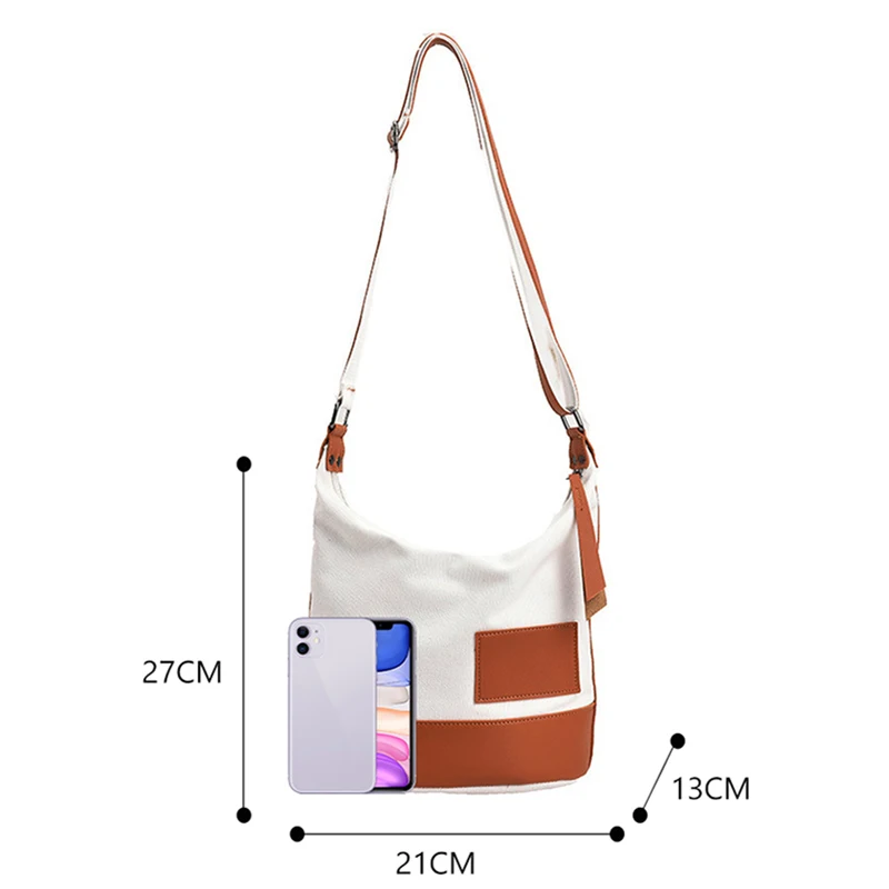 Женская сумка через плечо 2022, модный дизайн в стиле пэчворк, сумка для покупок, Легкая Холщовая повседневная сумка-мессенджер Большой Емкости X9 3