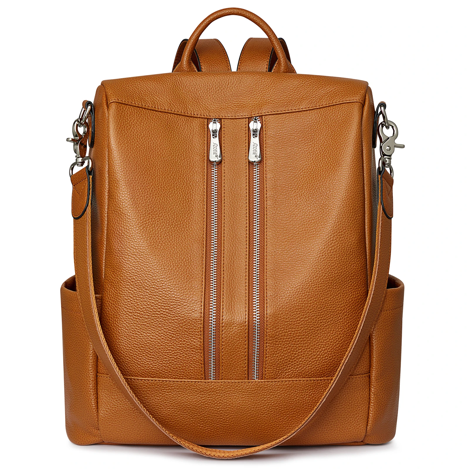 Женский Рюкзак-кошелек из натуральной кожи S-ZONE, модный противоугонный рюкзак, женская школьная сумка на плечо среднего размера 0