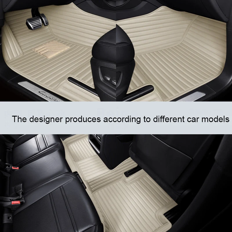 Изготовленные На Заказ Автомобильные Коврики из искусственной Кожи для Mercedes S Class W223 4 Seat 2021-2022 Года Детали Интерьера Автомобильные Аксессуары Ковер 4