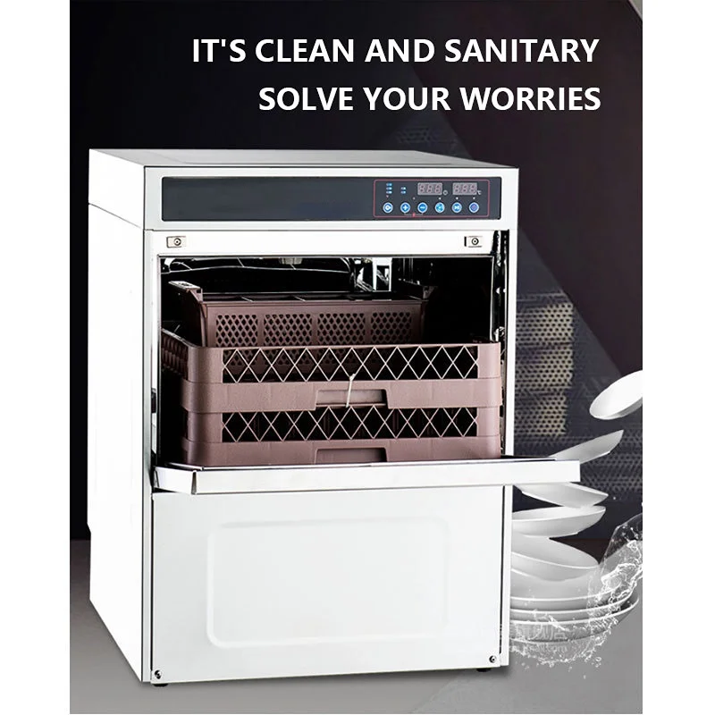 Интеллектуальная коммерческая посудомоечная машина Автоматическая посудомоечная машина для мытья посуды в отеле/ресторане/столовой. 1