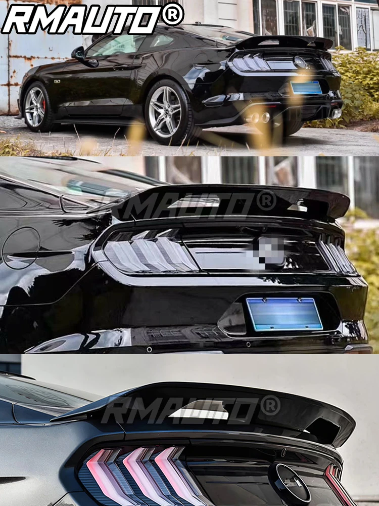 Карбоновый Спойлер заднего багажника автомобиля Mustang в стиле GT500 Для Ford Mustang 2015-2021, Детали экстерьера Заднего спойлера, крыла 5