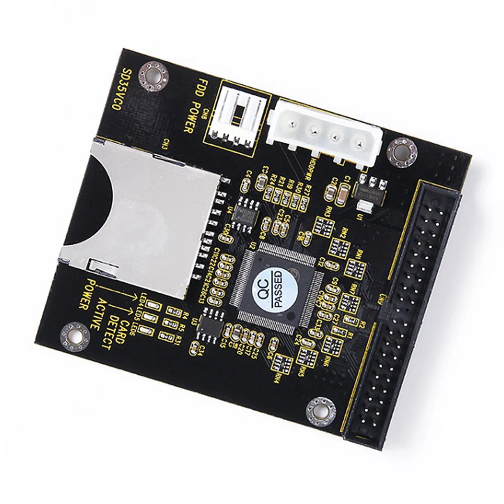 Карта конвертера SD на 3,5 дюйма IDE 40 Pin IDE SD Card Adapter SSD Embedded Storage Adapter Card IDE Expansion Card 0