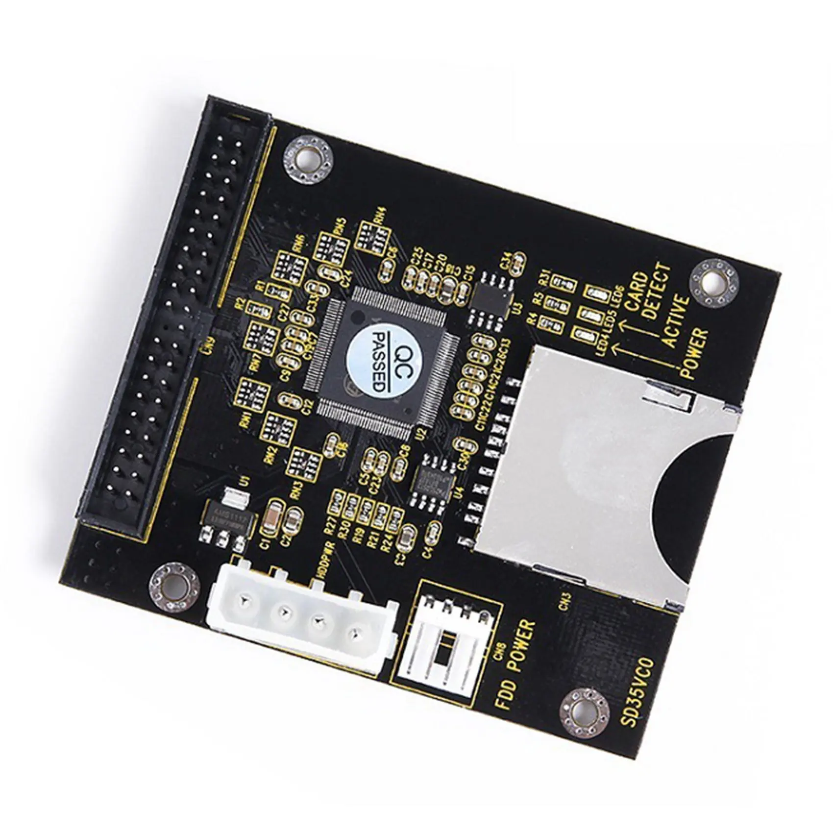 Карта конвертера SD на 3,5 дюйма IDE 40 Pin IDE SD Card Adapter SSD Embedded Storage Adapter Card IDE Expansion Card 1