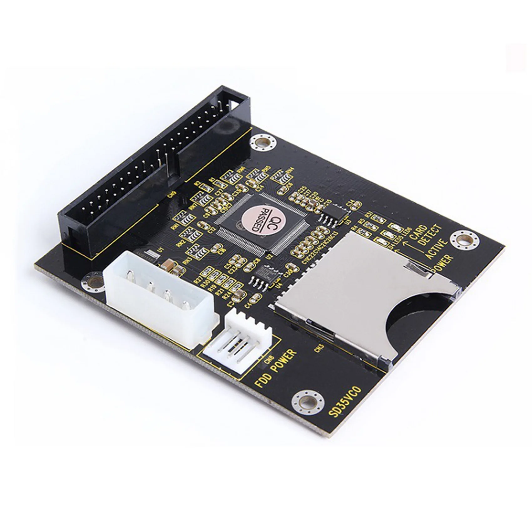 Карта конвертера SD на 3,5 дюйма IDE 40 Pin IDE SD Card Adapter SSD Embedded Storage Adapter Card IDE Expansion Card 2