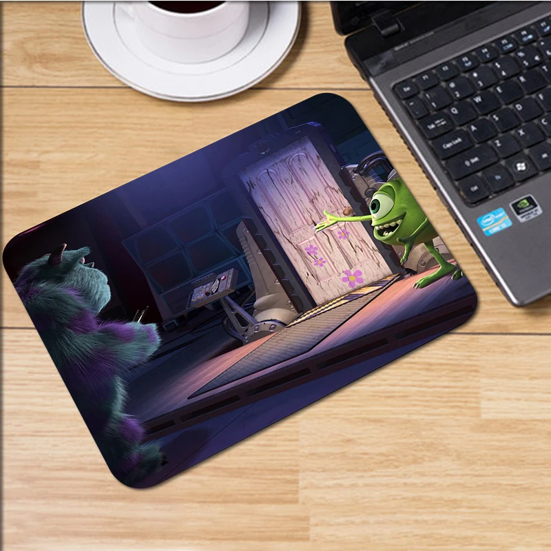Коврик для мыши Disney Monsters Inc, Маленький игровой коврик для мыши с рисунком Аниме, клавиатура, коврики для мыши Smooth Company для PC Gamer Mousemat 5