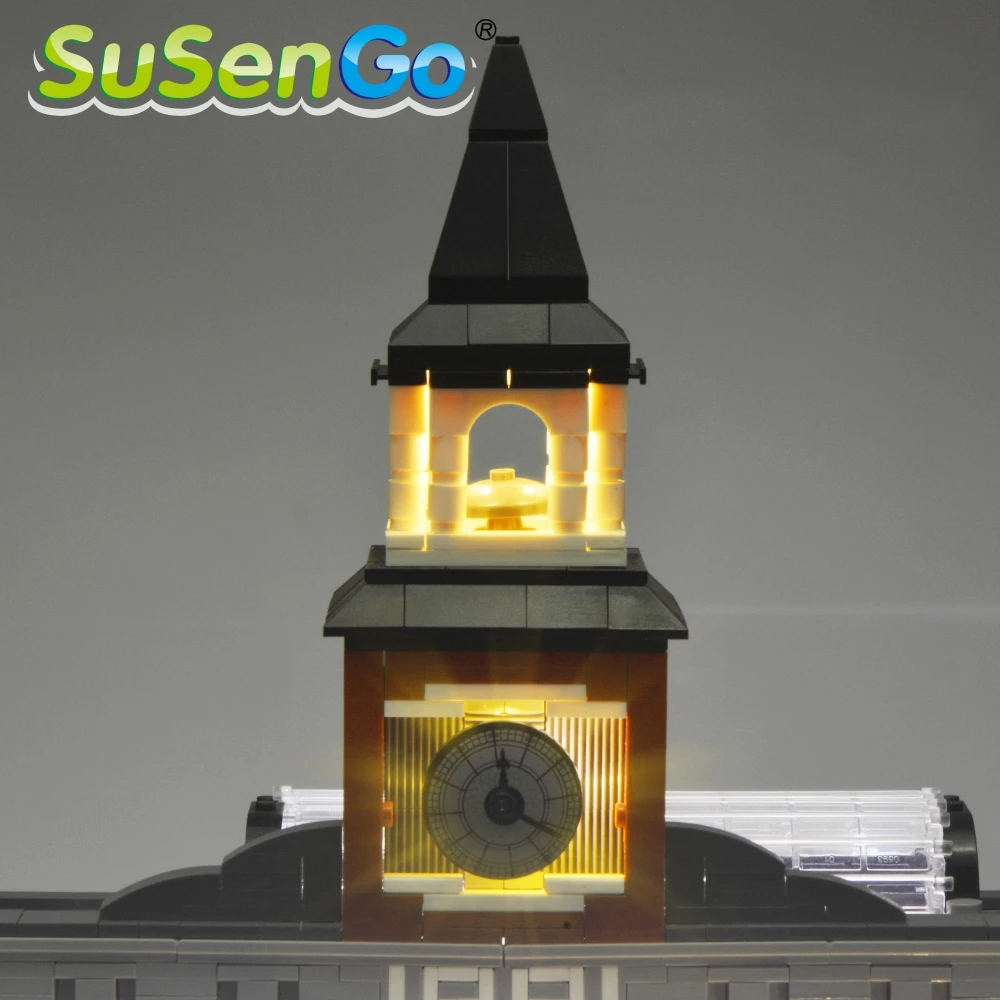 Комплект светодиодных светильников SuSenGo для ратуши 10224 Совместим с моделью 15003 30014, без строительных блоков 5
