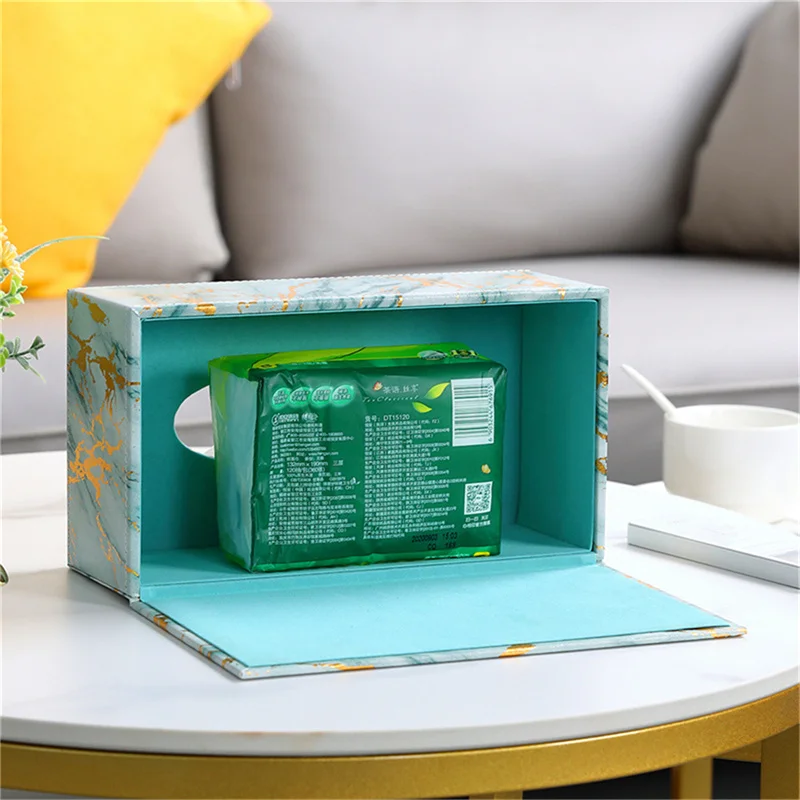Коробка для салфеток из искусственной кожи, Прямоугольный держатель для бумажных полотенец, Контейнер для хранения настольных салфеток, Кухонный лоток для салфеток для дома, коробка для салфеток Nordic Home 3
