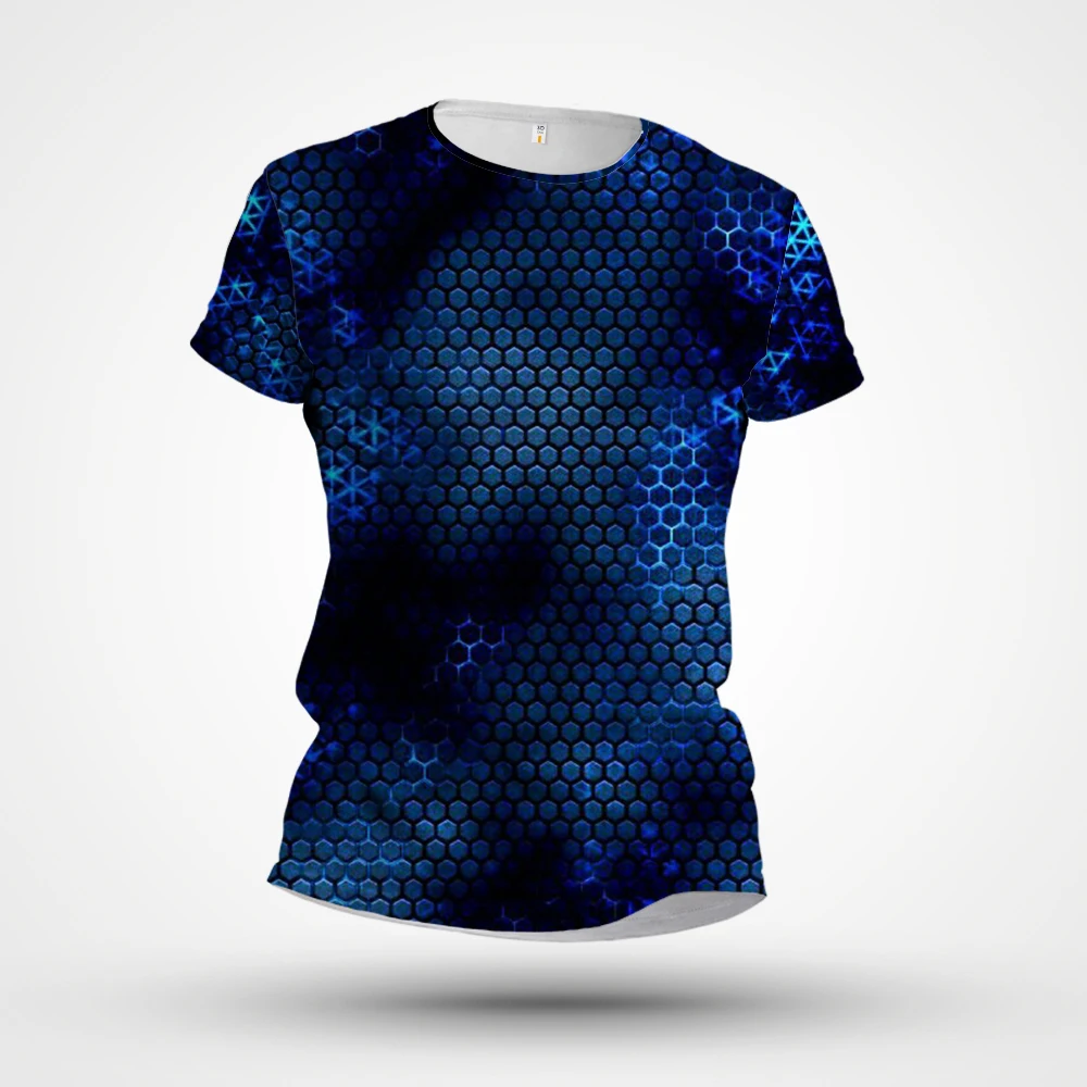 Лето 2023, Новая детская футболка с 3D цифровой печатью Льва, Свободный крой, мужской Модный удобный топ с коротким рукавом и круглым вырезом 4