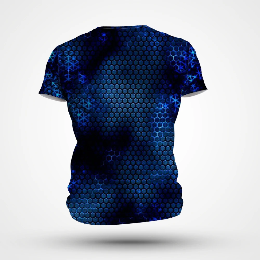 Лето 2023, Новая детская футболка с 3D цифровой печатью Льва, Свободный крой, мужской Модный удобный топ с коротким рукавом и круглым вырезом 5