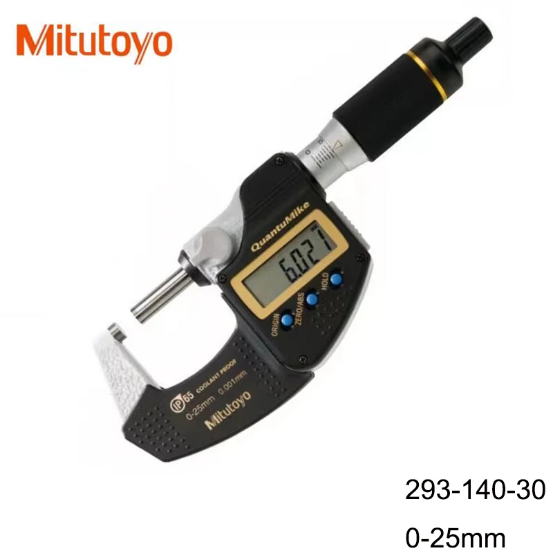 Микрометр для измерения скорости, защищенный от охлаждающей жидкости Mitutoyo IP67,0-25/25-50/50-75/75- 100 мм, 293-140-30 293-141-30 293-142-30 293-143-30 1