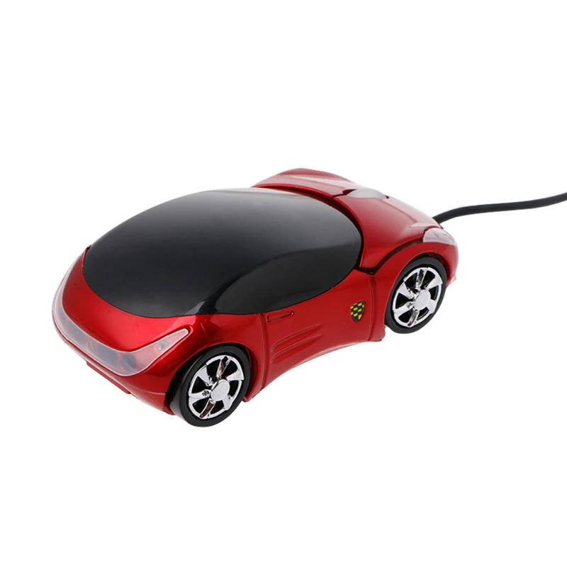 Мини-автомобильная форма USB-проводная мышь с разрешением 1000 точек на дюйм с подсветкой датчика 3D Оптическая мышь для настольных компьютеров и ноутбуков 2021 Новинка 2