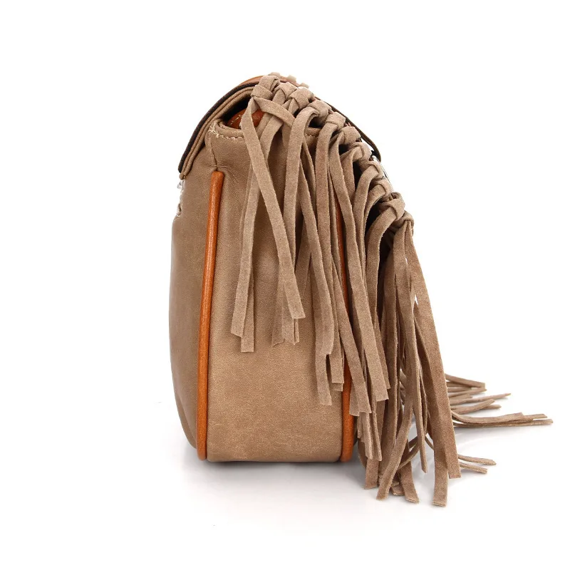Модная женская сумка через плечо в стиле ретро с кисточками, сумки-мессенджеры для женщин, Новая винтажная сумка через плечо для девочек 3