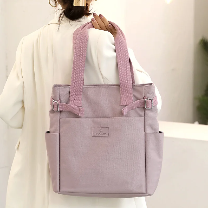 Модная многофункциональная сумка-тоут, Женская Большая Оксфордская сумка на плечо, повседневные сумки, Дорожные сумки для покупок, повседневный кошелек 0