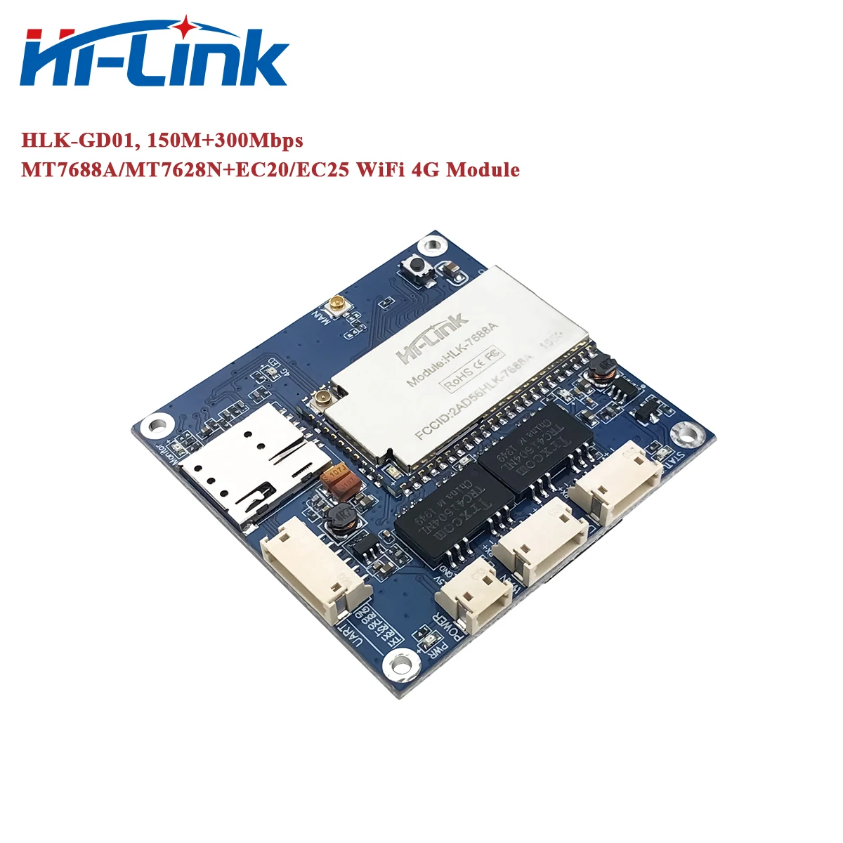 Модуль маршрутизатора HLK-GD01 MT7688A/7628N +EC20/EC25 4G LTE WiFi 3