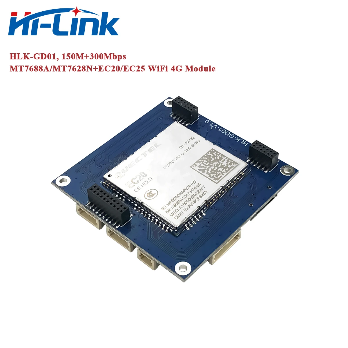 Модуль маршрутизатора HLK-GD01 MT7688A/7628N +EC20/EC25 4G LTE WiFi 5