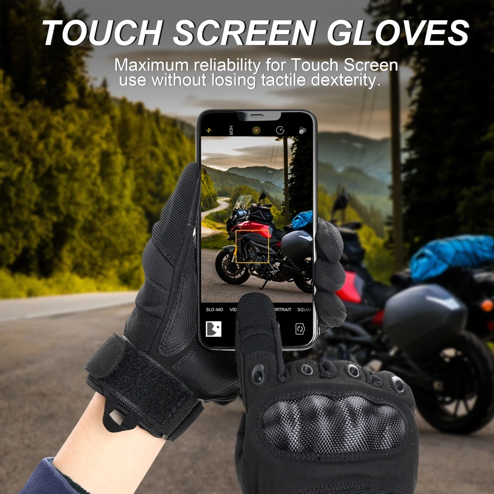 Мужские Тактические перчатки с сенсорным экраном, Страйкбольная перчатка на полный палец, военные перчатки для пеших прогулок, Охоты, велоспорта, стрельбы, вождения велосипеда 2