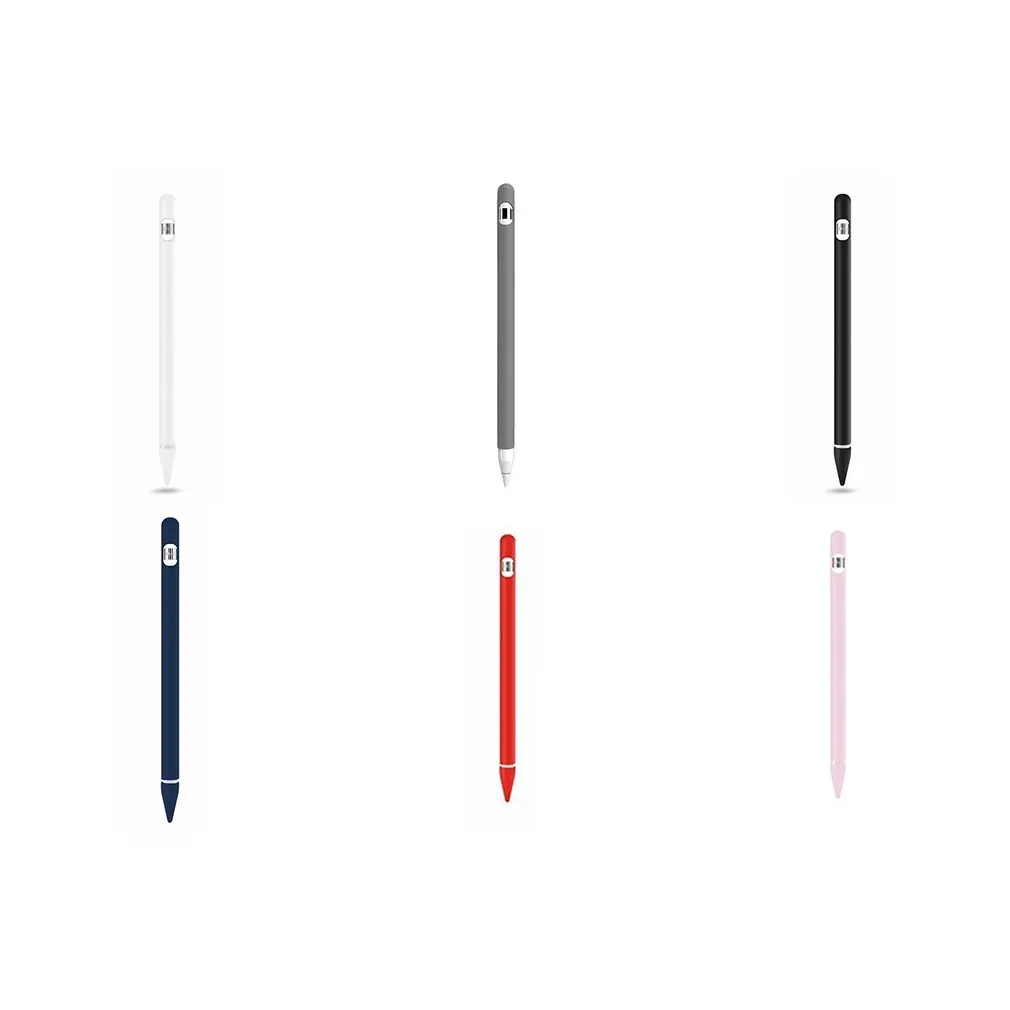 Мягкий силикон, совместимый с Apple Pencil, совместимый с планшетом iPad, сенсорная ручка, стилус, защитный чехол для защиты от потери 3