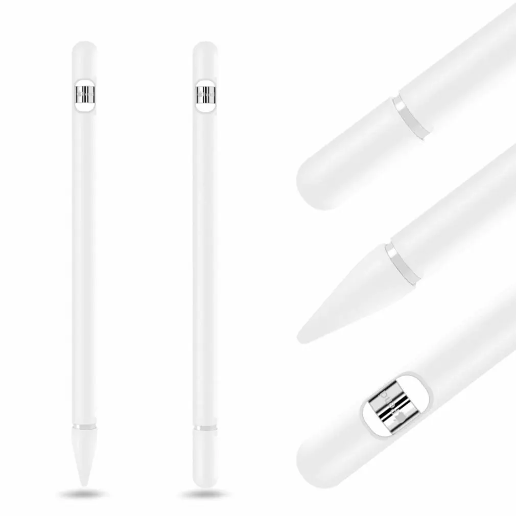 Мягкий силикон, совместимый с Apple Pencil, совместимый с планшетом iPad, сенсорная ручка, стилус, защитный чехол для защиты от потери 5