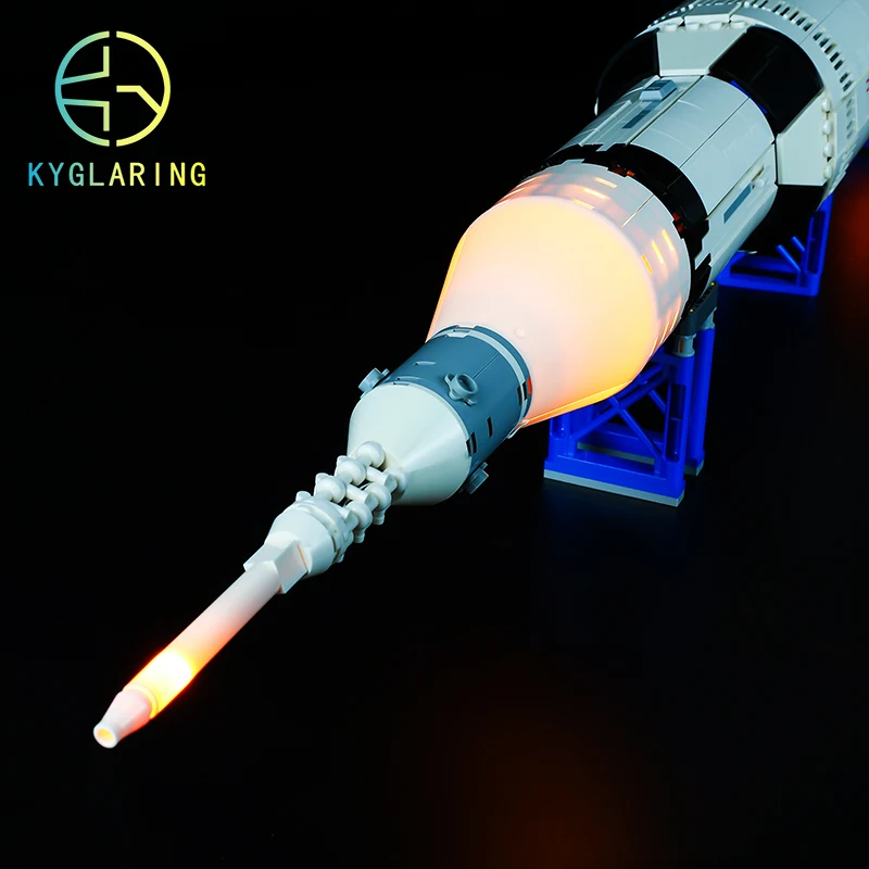 Набор светодиодных светильников Kyglaring DIY Toys for Ideas 21309 Apollo Saturn V Строительные блоки 3