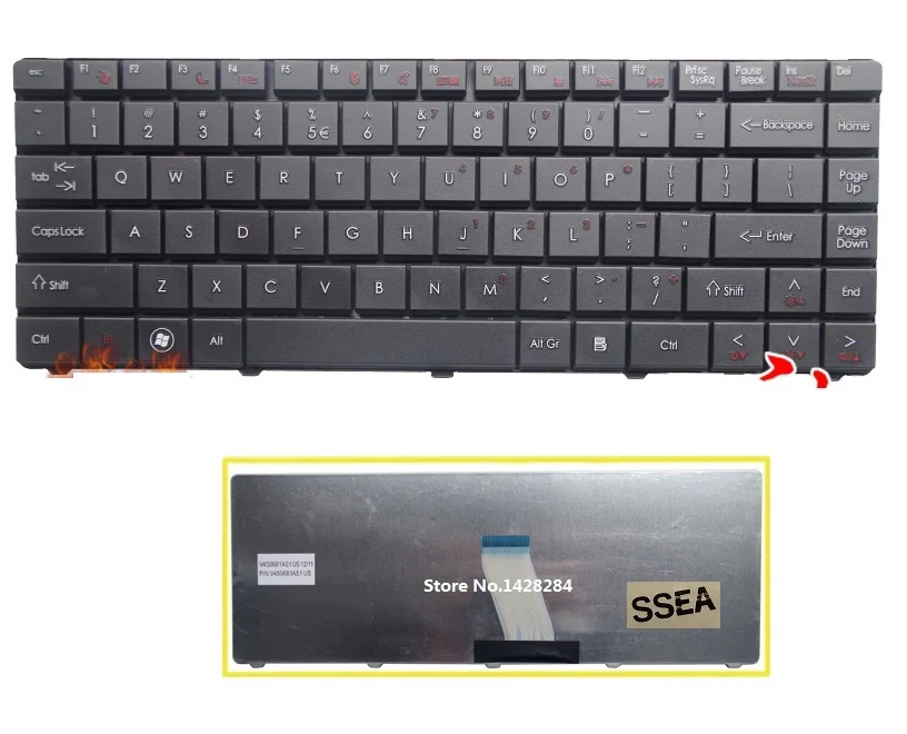 Новая Американо-Английская клавиатура Для Acer Aspire 4332 4732 4732Z eMachines D525 D725 Для GATEWAY NV40 NV42 NV44 NV48 NV4800 0