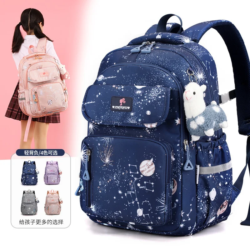 Новые Детские школьные сумки Для девочек, Ортопедический рюкзак, Детский рюкзак, школьный рюкзак для начальной школы, Детские сумки для книг mochila 1