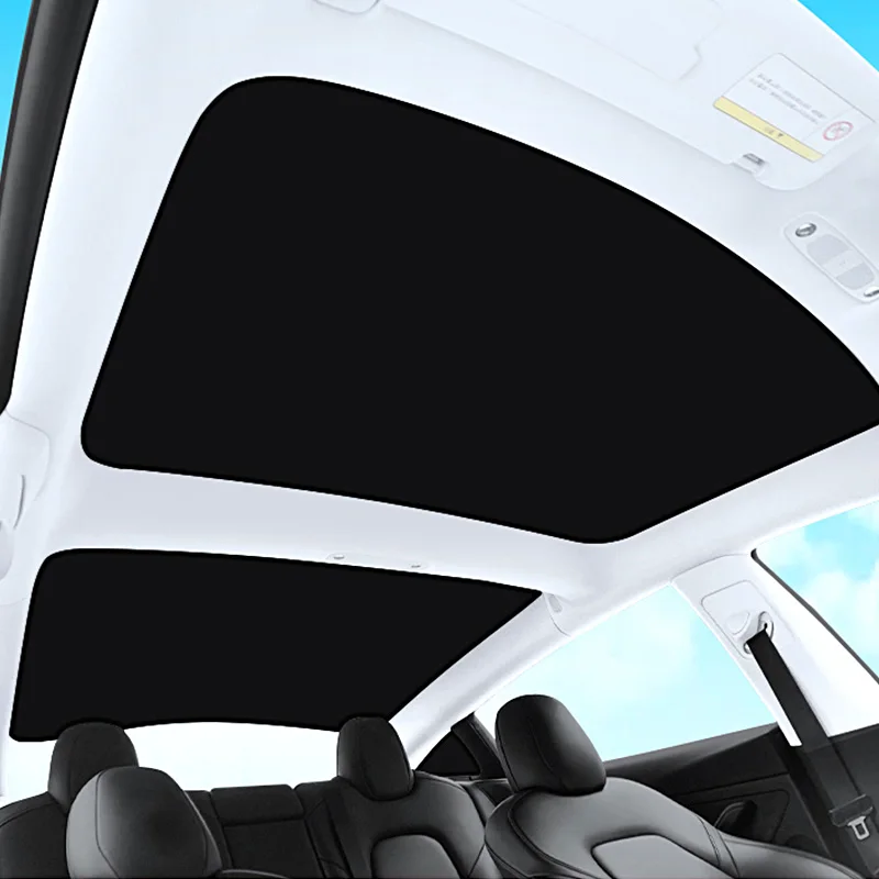 Новый Разъемный Солнцезащитный Козырек Передний Задний Люк в крыше Лобовое стекло Охлаждающий Люк В крыше Стеклянная Крыша для Tesla Модель 3 2016-2021 Модель Y 1