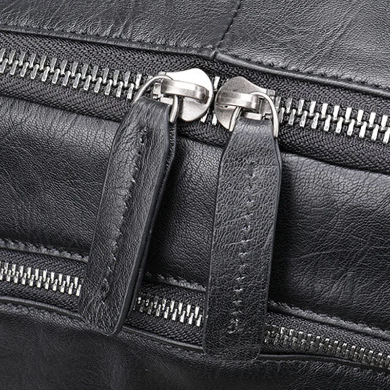 Новый мужской кожаный рюкзак EUMOAN, простая легкая дорожная сумка для бизнеса и отдыха, большая вместительная сумка для компьютера, школьная сумка из воловьей кожи, tide 3
