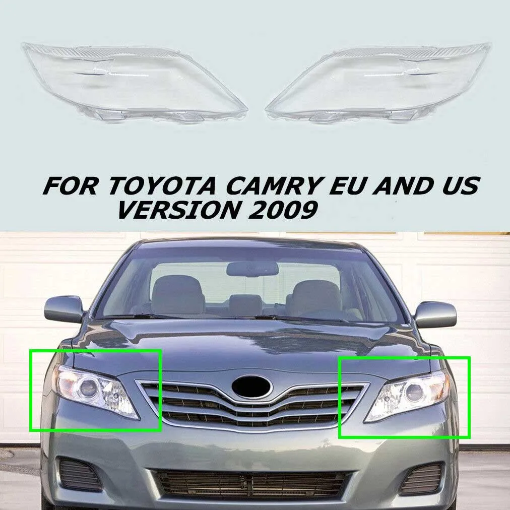 Объектив автомобильной фары Подходит Для Toyota Camry 2009 09 Передние фары С Прозрачными Абажурами 0