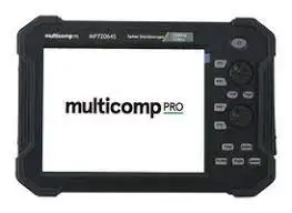 Осциллограф Yun Yi MULTICOMP PRO MP720645, Планшетный, Планшетные осциллографы Multicomp Pro, 4 канала, 100 МГц, 1 GSPS, 40 Mpts 2