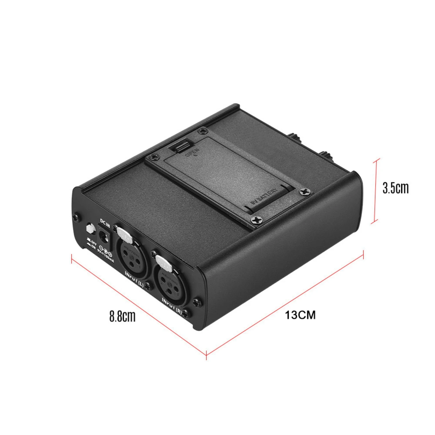 Персональный усилитель для наушников-вкладышей с XLR входами 3,5 мм Выходной аудиоинтерфейс 0
