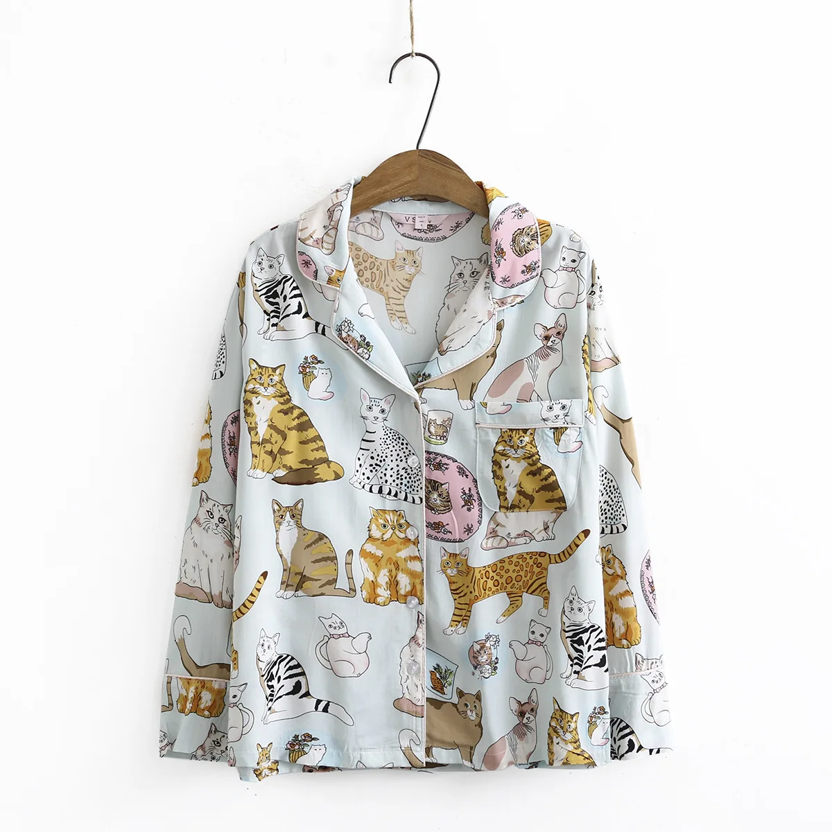 Пижамный комплект домашней одежды с принтом для женщин, весна и осень 2022, Новейшая милая хлопковая свободная и удобная женская пижама Dormir 3