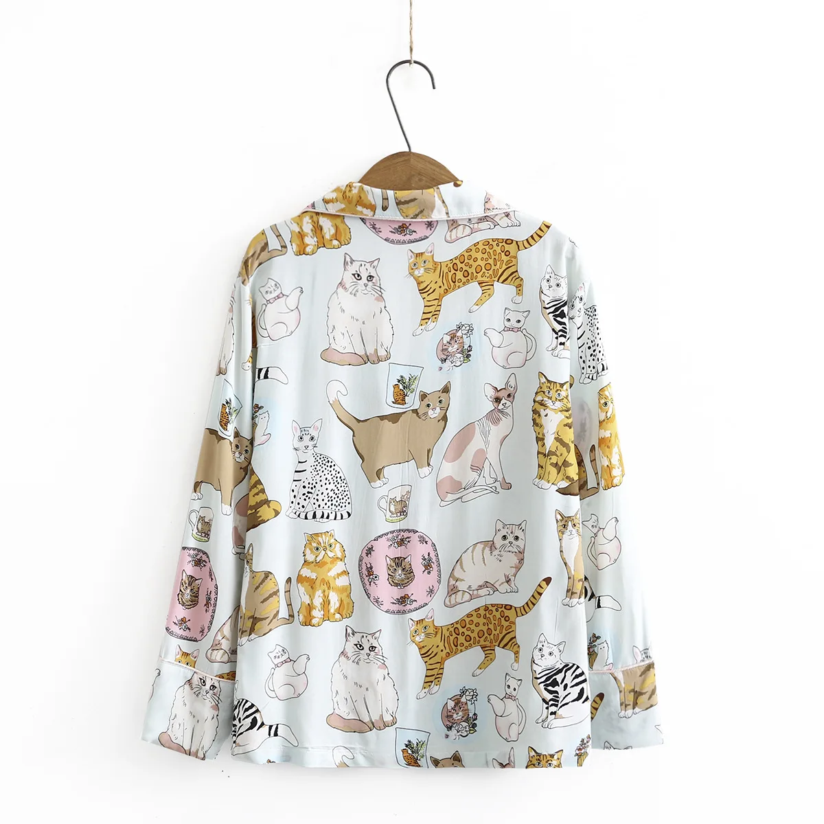 Пижамный комплект домашней одежды с принтом для женщин, весна и осень 2022, Новейшая милая хлопковая свободная и удобная женская пижама Dormir 5
