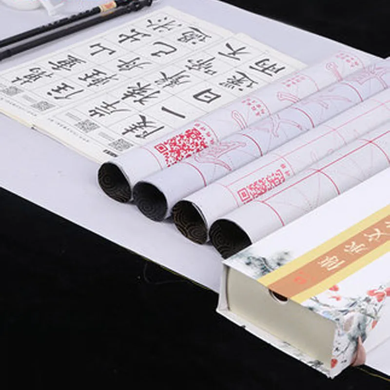 Практика китайской каллиграфии, Многоразовый набор китайской волшебной ткани из водной бумаги, подходит для начинающих, ленты длиной 1,4 м или чистая бумага 2
