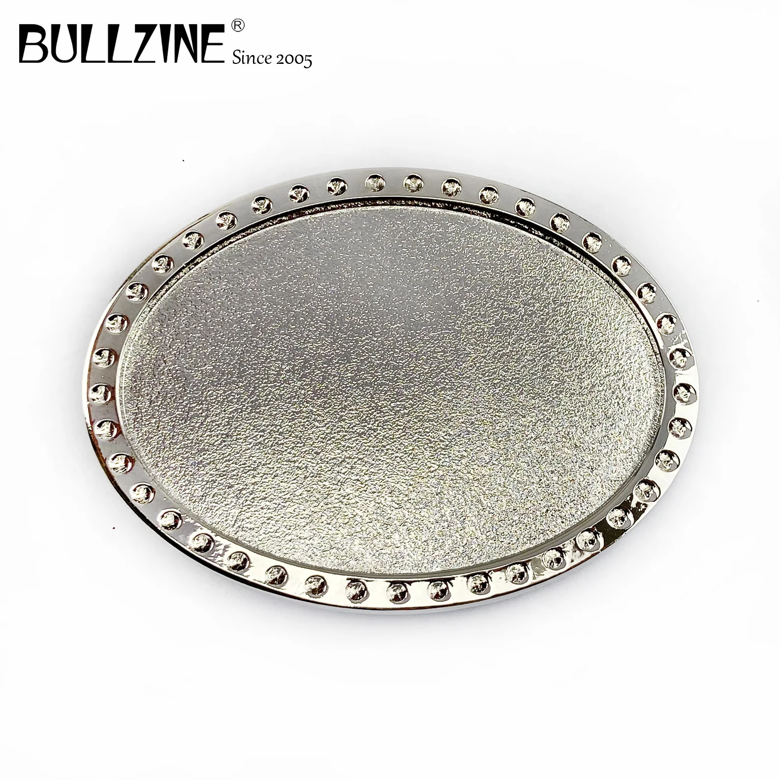 Пряжка для ремня Bullzine оптом из цинкового сплава DIY с серебряной отделкой FP-02994 подходит для ремня шириной 4 см 0
