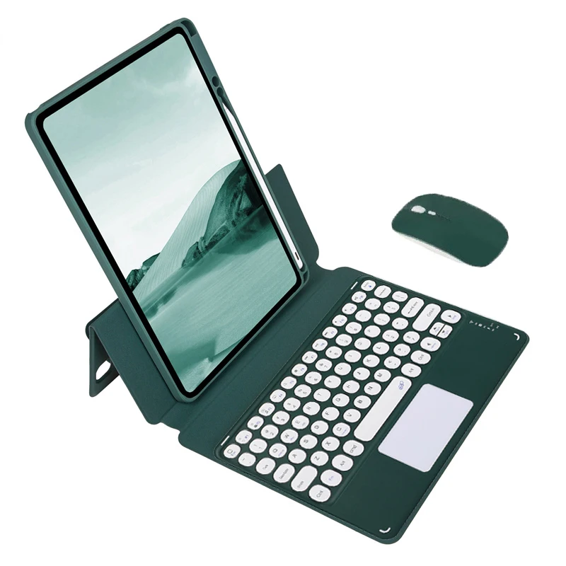 Разъемная крышка с магнитной клавиатурой для iPad 9 Case 10.2 7th 8th 9th Gen Case для iPad 10.2 Case Pro 10.5 Air 3 2019 Teclado Funda 0