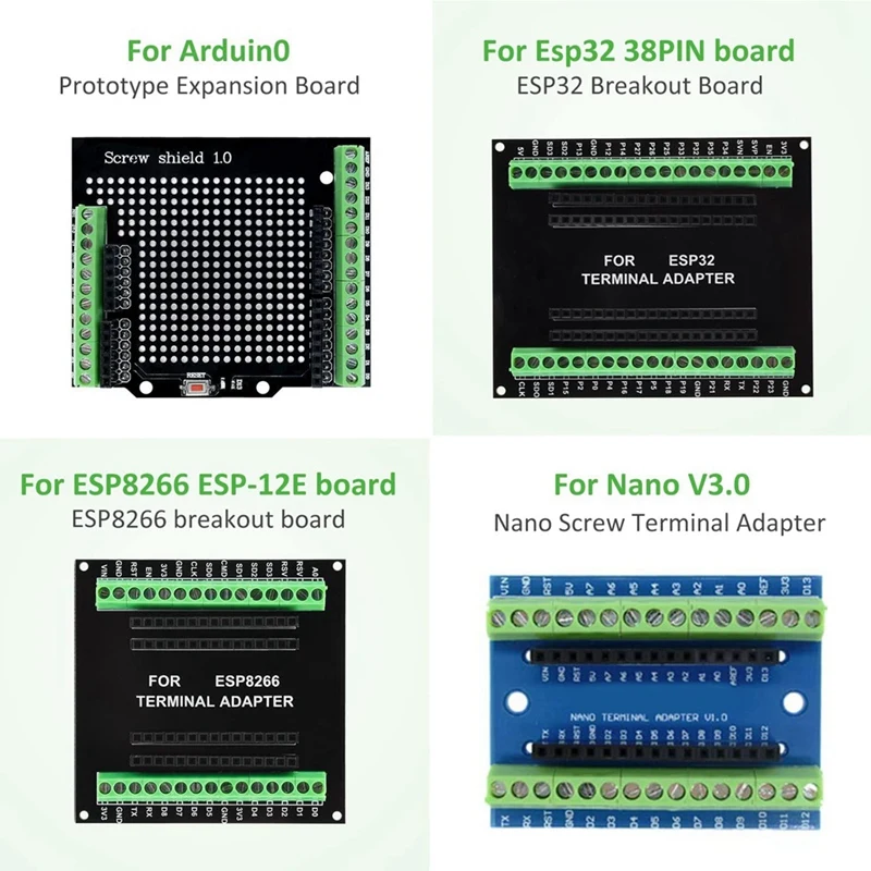 Распределительная плата ESP32 Совместима с ESP32 Wifi Bluetooth Плата разработки Nodemcu-32S Lua 38Pin GPIO Плата расширения 3