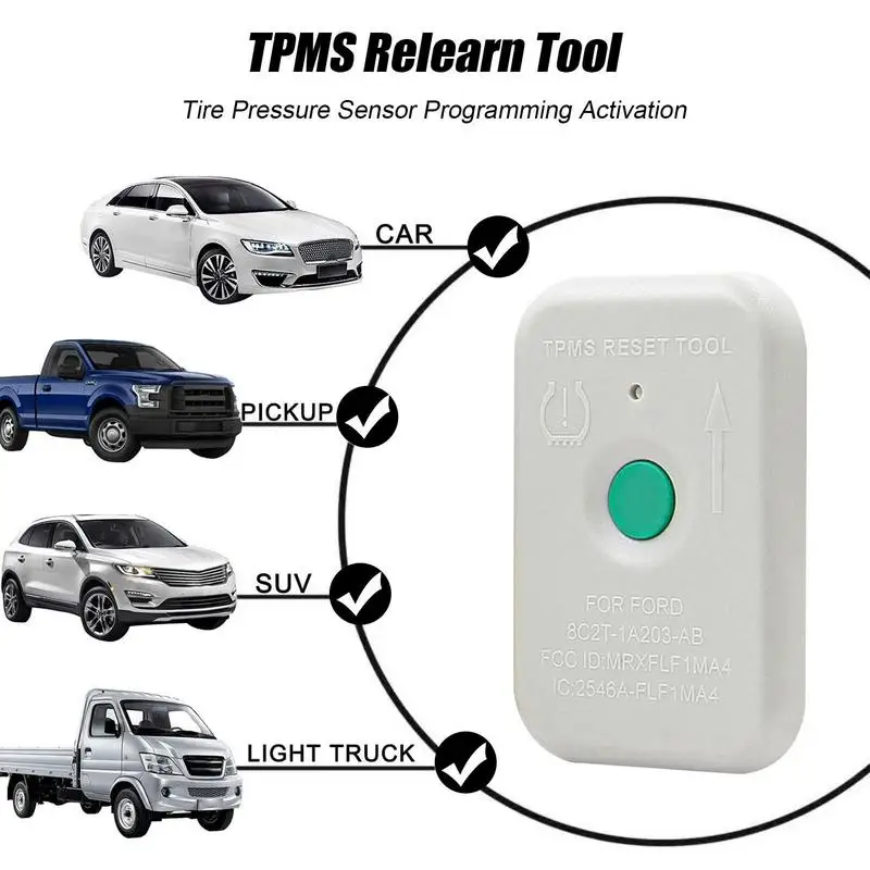 Система контроля давления в шинах для Ford TPMS 19 Инструмент для обучения программированию датчика сброса TPMS Инструмент для сброса TPMS19 Передатчик 3