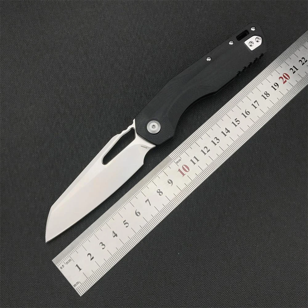 Складной нож Micro MSI RAM-LOK 3.4// M390MK Sheepsfoot Blade G10 Ручка Наружный Нож Для резки Pocekt Инструменты для Самообороны EDC 2