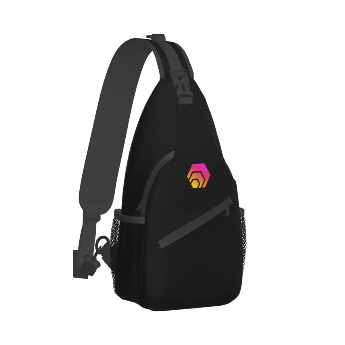 Слинг-рюкзак с Логотипом HEX Crypto, сумка для Пеших Прогулок, Дорожная Нагрудная сумка, Рюкзак, Мужской Модный Рюкзак через плечо, сумка на плечо 1