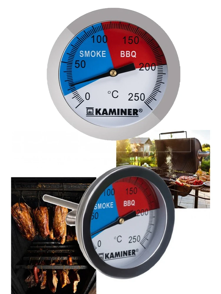 Термометр для гриля Барбекю, Зонд из нержавеющей Стали, Инструменты для гриля-барбекю, Мини-Термометры, Кухонные принадлежности 0