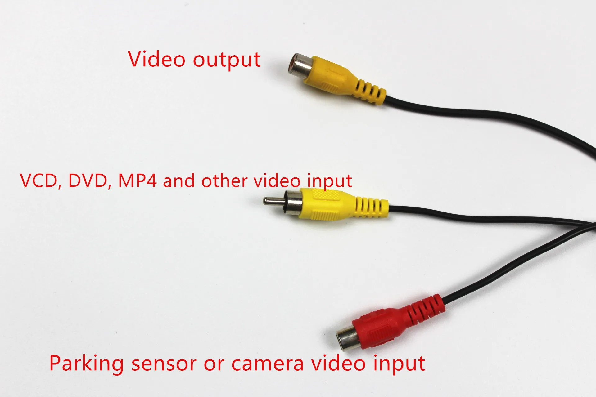 Трехканальный блок видеоконтроллера автомобильной камеры (автоматический переключатель автомобильного видео) для управления задними/боковыми или фронтальными камерами DVD/видеомагнитофона 4