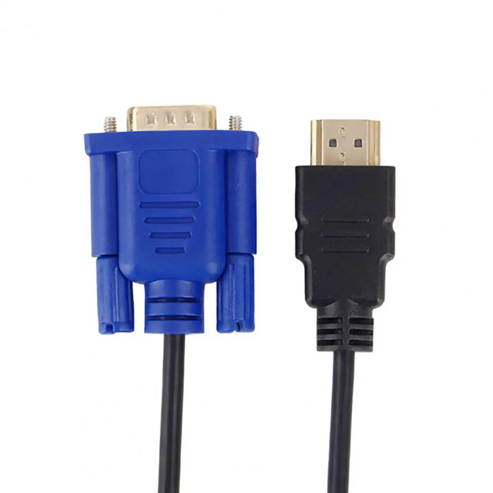 Удобная защита от помех при передаче сигнала, подключаемый кабель для видеопреобразования, совместимый с HDMI, для подключения кабеля VGA 2